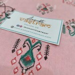 Pink Color Cotton Suit With Mulmul Dupatta