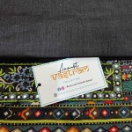 Black Cotton Suit With Printed Dupatta